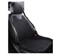 Vdifsvb Funda Asiento Coche Cojines Universales De Seda Fría para Asiento Coche Cojín Dividido para Individual Juego Trasero(Black Front Seat)
