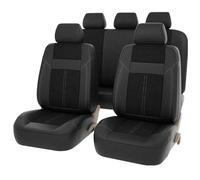 Vdifsvb Funda Asiento Coche Compatible con Mayoría De Coches SUV Camiones Y Furgonetas Fundas Universales Cuero para Asientos Coche Compatibles Airbag(5 Seat)
