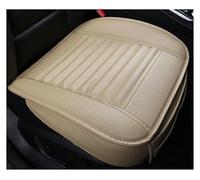 Vdifsvb Funda Asiento Coche Fundas Asiento Cuero para Coche Cojín para Las Cuatro Estaciones Funda De Automóvil Alfombrillas Protectoras Universales(2*Beige)