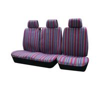 Vdifsvb Funda Asiento Coche para FIAT para DUCATO para Scudo 2+1 Fundas Universales para Asientos De Coche A Rayas Color(C)