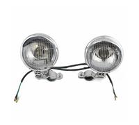 Vdifsvb Moto Faro Delantero 1 Juego De Faros Antiniebla Para Motocicleta, Tipo Bala, Con Soporte De Montaje En Tubo De Barra Protectora