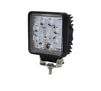 Vdifsvb Moto Faro Delantero Faros Delanteros LED Para Coche Motocicleta Tractor Todoterreno ATV 27W Luz Antiniebla De 4 Pulgadas 12V 24V Barra Luces Trabajo LED(1*Floodlight)