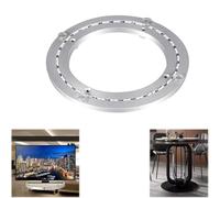 VDIKSBUNG Plato Giratorio Lazy Susan con rodamientos, Antideslizante, for Mesa de Comedor y Banco de Trabajo, 60-68-80 cm, Resistente, con rodamientos de Aluminio.(600mm (24 Inches))