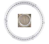 VDIKSBUNG Plato Giratorio Lazy Susan de Aluminio Resistente, rodamiento de 20-30-68 cm, Placa giratoria con rodamiento de Metal Antideslizante.(600mm (24 Inches))