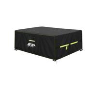 VDISRR Funda Mesa Exterior Impermeable 125x63x74cm, Tela Oxford 420D Funda Protectora Muebles de Jardin Cubre Mesa y Sillas Exterior con Salida de Aire Anti-UV, Antivento, Antipolvo