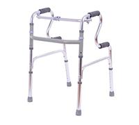 VDLLQYN, Andador, plegable, de altura ajustable, antideslizante, ayuda for caminar, marco de rehabilitación, aleación de aluminio, for personas mayores que anhelan,Andadores(Without wheels)