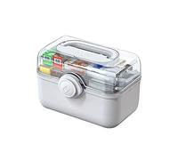 VDLLQYN, Botiquín de primeros auxilios Caja de primeros auxilios de plástico Caja de almacenamiento for el hogar Caja de almacenamiento de medicina de emergencia médica portátil 11.2/13.3/15.3 pulgada