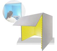 VDLLQYN, Cabina de grabación for estudio en casa, grabación de música, podcasting y tratamientos acústicos,Estudio de Grabación Simple Portátil(Yellow)