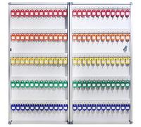 VDLLQYN, Caja de Llaves de Pared con 6 Opciones de Capacidad, Caja de Llaves de aleación de Aluminio for Montar en la Pared del hogar,Organizador de Llaves(120 Keys)