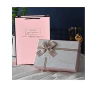VDLLQYN, Caja de regalo con lazo con bolsa de regalo, caja de embalaje de almacenamiento vacía grande, cajas for papel de regalo sencillas for sorpresa de cumpleaños y aniversario,Cajas de Regalo(Pin