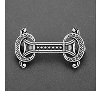 VDLLQYN, Outlander-broche de cardo con nudo celta for falda escocesa, broches de flores nacionales, joyería nórdica vikinga,Broches
