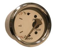 Vdo allentare white/grey trim gauge - for use w/mercury/volvo/yamaha 2