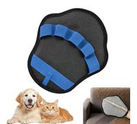 vDog Hair Remover - Five Finger Grooming Glove, Electrostatic Pet Lint Mitt, Rubber Hair Removal Tool with Gentle Bristles, Indoor Outdoor Furniture Use, Cat Dog Cleanup Bed Clothing Sofa Care