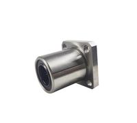 VDOQTLJT 1 Unidad LMF50UU LMK50UU LMH50UU 50 x 80 100 mm, buje de Brida Ovalada, rodamiento Lineal for Eje enrutador(Lmk50uu)
