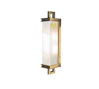 VDOQTLJT Aplique de Pared Europeo, Retro, LED, Industrial, mármol Chino, lámpara Vintage for Dormitorio, Noche, tocador, Espejo, Faro, Compatible con Sala Estar y(B,Yellow Light)