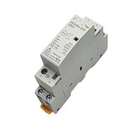 VDOQTLJT Contactor CC HCH8s-25A 2P, Bobina 24 V, 12, 220, 50/60 Hz, 2 NA, 1, NC, automático, for Uso doméstico, Tipo riel(2P 25A 2NC DC12V)
