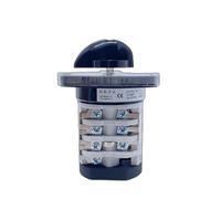 VDOQTLJT Interruptor de Leva rotatorio de Transferencia Manual Principal, 0-7 Posiciones, 25 A, 4 Polos, operación del selector de Cambio eléctrico YMZ12-25/4