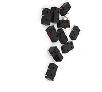 VDOQTLJT Piezas de Repuesto AC125V/5A 250V/3A Interruptores SPST 2 Pin Memonary Action Micro Limit pie Interruptor 10PCS