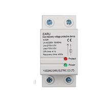 VDOQTLJT Riel guía DIN 2P 40-63A Que se recupera automáticamente y Luego Conecta el Dispositivo de protección contra sobretensión subtensión for Proteger relé(63a,Dispaly)