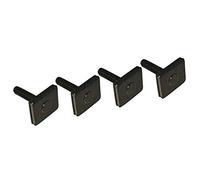 VDP 4 tuercas M6 x 25 mm para portaequipajes de techo con ranura en T, adaptador, ranuras