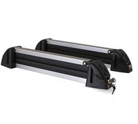 vdp Baca Rio 120 + Soporte para esquí/Snowboard/esquís de Aluminio 4 Pares Extensible Skoda Octavia Combi a Partir de 05
