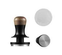 VDSRPSDLQ MHW-3BOMBER - Juego de compactador de café y tamiz de disco de 13,6 kg (30 lb) - Compactador de presión constante - Accesorios for espresso - Herramientas de barista(58mm Set 1 Screen)