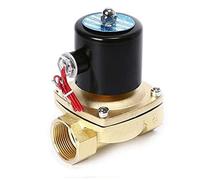 VDTOUJRDF Válvula de 1/4" 3/8" 1/2" 3/4" 1" Electroválvula eléctrica DN8 DN10 DN15 DN20 DN25 N/C neumática para agua aceite aire DC12 V/dc24 V/ac220 V (24 V, DN8)