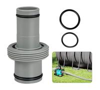 VDYXEW Conector de manguera de piscina, 32 mm a 38 mm, adaptador de conector de manguera de 2 vías para Intex, Bestway y otras mangueras de piscinas sobre el suelo