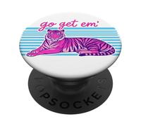 Ve a buscarme un Tigre a Rayas PopSockets PopGrip Adhesivo