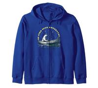 ¡Ve a Encontrar tu Aventura! Oso Polar, Estrellas y exploración en Canoa Sudadera con Capucha