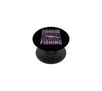 Ve a lo Grande o ve a casa Pesca Chinook Pesca de salmón PopSockets PopGrip Adhesivo