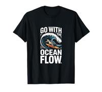 Ve con la Ola de Tortuga Ocean Flow Camiseta