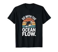 Ve con la Ola de Tortuga Ocean Flow Camiseta