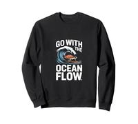 Ve con la Ola de Tortuga Ocean Flow Sudadera