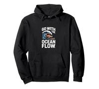 Ve con la Ola de Tortuga Ocean Flow Sudadera con Capucha