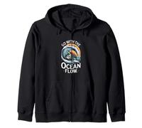 Ve con la Ola de Tortuga Ocean Flow Sudadera con Capucha
