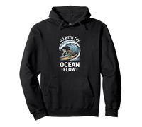 Ve con la Ola de Tortuga Ocean Flow Sudadera con Capucha