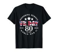 VE Day 2025 VE Day 80 Aniversario en honor a la Segunda Guerra Mundial Camiseta