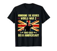 VE Day Flag 80 aniversario 2025 V E Day Celebrations Tees Camiseta