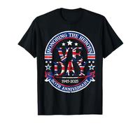 VE Day Flag 80 aniversario 2025 V E Day Celebrations Tees Camiseta