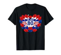 VE Day Flag 80 aniversario 2025 V E Day Celebrations Tees Camiseta