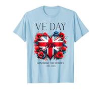 VE Day Flag 80 aniversario 2025 V E Day Celebrations Tees Camiseta