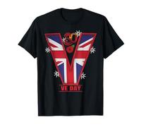 VE Day Flag 80 aniversario 2025 V E Day Celebrations Tees Camiseta