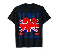 VE Day Flag 80 aniversario 2025 V E Day Celebrations Tees Camiseta