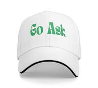 Ve Y Pregúntale A Tu Papá Mujer Hombre Gorras Hip Hop Suave Snapback Cap Transpirable Gorra Trucker para Running Golf Verano