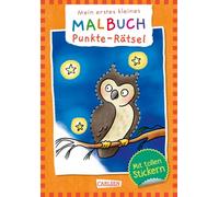 VE5: Mein erstes kleines Malbuch: Punkte-Rätsel: Mit tollen Stickern | Punkt-zu-Punkt-Bilder fürs erste Rätseln und Malen für Kindergarten-Kinder ab 3 Jahren