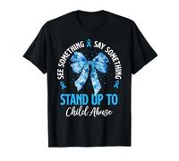 Vea algo, diga algo, haga frente al abuso infantil | Blue Bow Camiseta