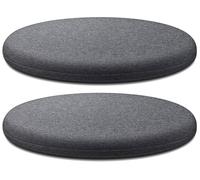 VEAI Cojines Redondos para Sillas 30CM/35CM/40CM/45CM/50CM Cojines Redondos para sillas, para de Jardin Asientos, Bar,Cocina,Taburetes Altos cojín Redondo(5#,30x30cm/2pcs)