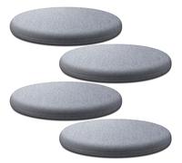 VEAI Cojines Redondos para Sillas 30CM/35CM/40CM/45CM/50CM Cojines Redondos para sillas, para de Jardin Asientos, Bar,Cocina,Taburetes Altos cojín Redondo(2#,40x40cm/4pcs)