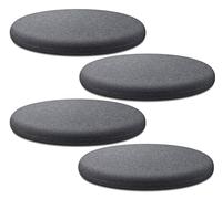 VEAI Cojines Redondos para Sillas 30CM/35CM/40CM/45CM/50CM Cojines Redondos para sillas, para de Jardin Asientos, Bar,Cocina,Taburetes Altos cojín Redondo(5#,30x30cm/4pcs)